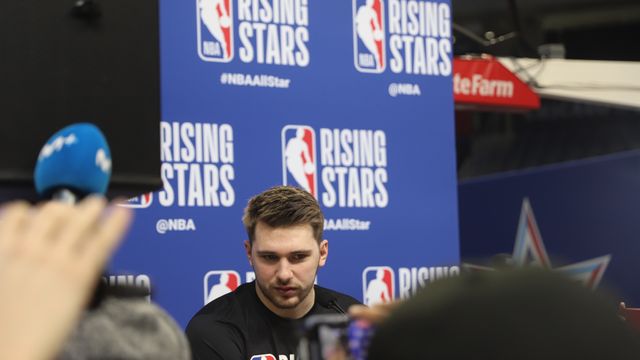 Luca Doncic di media day Rising Stars NBA 2020. Foto: Aditia Rizki Nugraha/kumparan