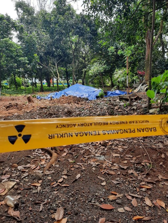 Lokasi penemuan Limbah Radioaktif di Perumahan Batan Indah. Foto: Andreas Ricky Febrian/kumparan