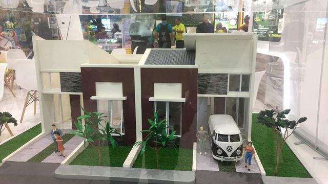 Contoh perumahan yang dipamerkan di IPEX 2020. Foto: Moh Fajri/kumparan