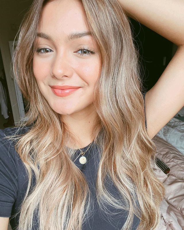 Amanda Rawles kini berambut pirang. Dok: Instagram @amandarawles