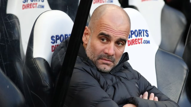 Pelatih Manchester City, Pep Guardiola diincar Juventus Foto: Reuters/Scott Heppell