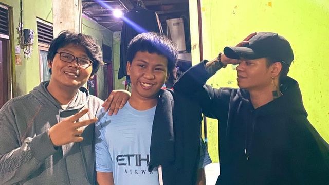 Duta Rijal Dzakiy, Idal Adhani, dan Reza Arap. Foto: Instagram/@doeta5