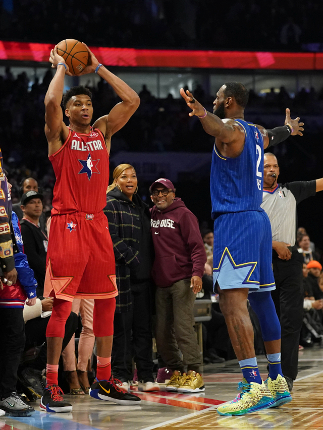 Pertandingan NBA All Star Game 2020 di United Center. Foto: Kyle Terada/USA TODAY Sports/Reuters