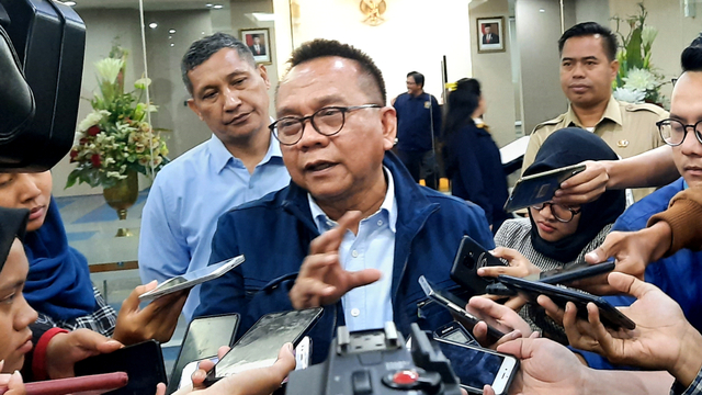 Wakil Ketua DPRD Fraksi Gerindra, M. Taufik, di DPRD DKI Jakarta, Senin (17/2). Foto: Efira Tamara/kumparan