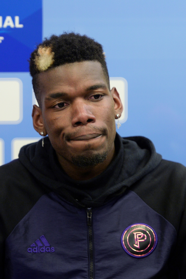 Paul Pogba dalam sebuah acara amal di Tours, Prancis. Foto: AFP/Guillaume Souvant