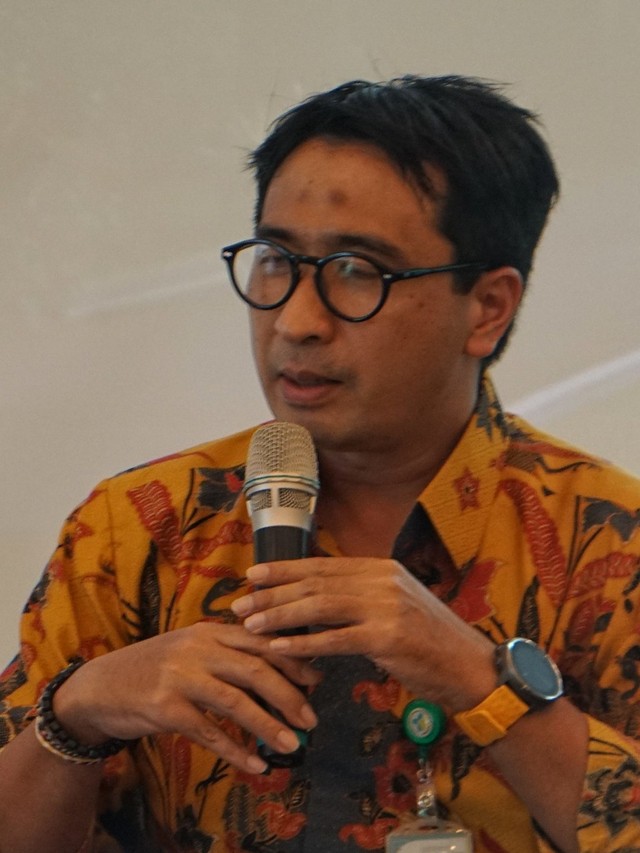 Kepala Pusat Krisis Kemenkes, Budi Sylvana menghadiri dialog bersama Menlu RI dan Tim Evakuasi WNI dari Wuhan di Kemenlu RI. Foto: Jamal Ramadhan/kumparan