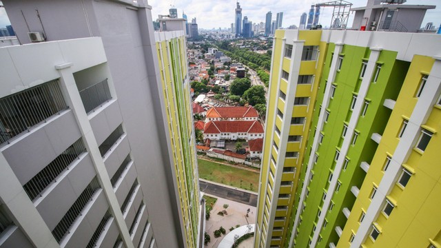 Ilustrasi rusun, Jakarta. Foto: ANTARA FOTO/Rivan Awal Lingga