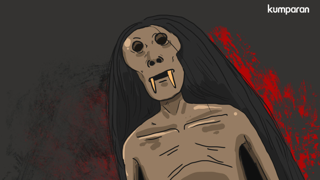 Ilustrasi jenglot. (Foto: Faisal Nu'man/kumparan)