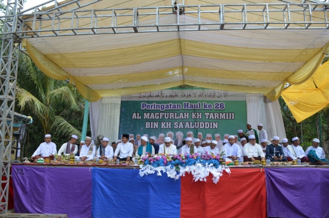 Haul ke-26 KH Tarmiji di Desa Nungka, Kecamatan Awaian, Rabu (19/2/2020). Diskominfo Balangan