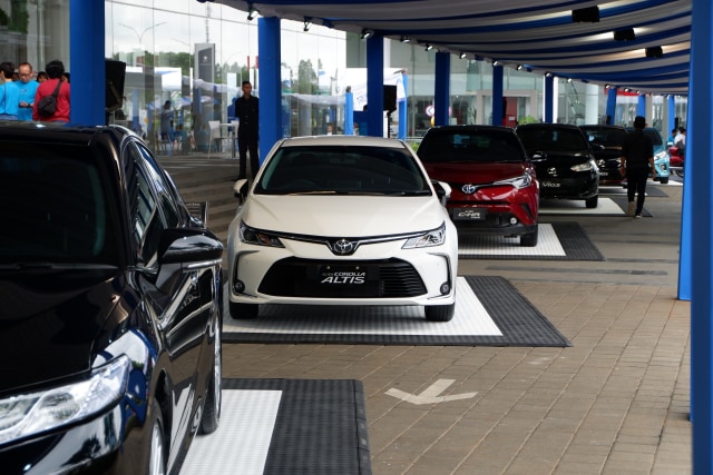 Mobil Toyota di Astra Auto Fest 2020 Foto: Aditya Pratama Niagara/kumparan