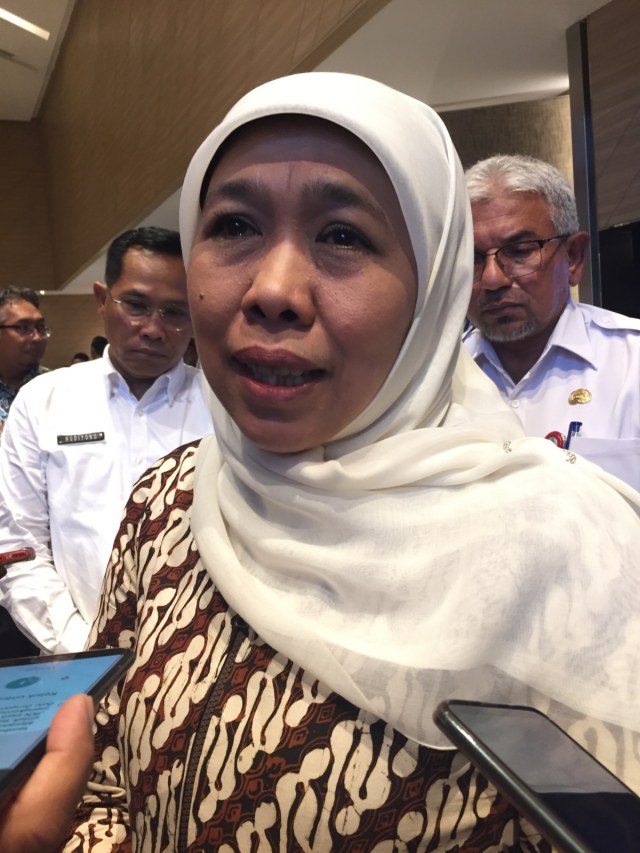Gubenur Jawa Timur Khofifah Indar Parawansa. Foto: Yuana Fatwalloh/kumparan