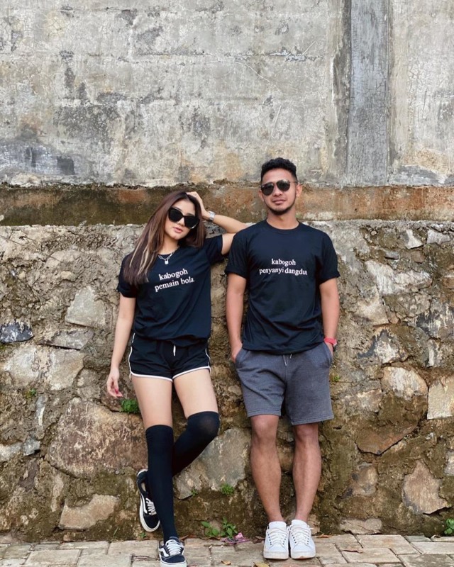 Gian Zola dengan Ghea Youbi Foto: Instagram/@gianzolanasrullohnugraha