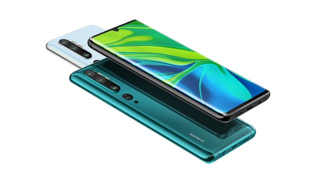 Smartphone Xiaomi Mi Note 10. Foto: Xiaomi