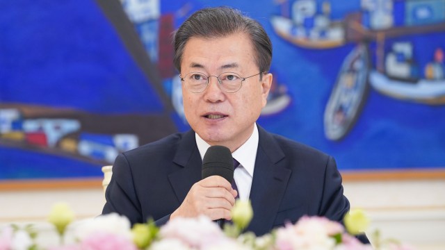Moon Jae In. Foto: Twitter/moonriver365