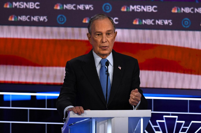 Mike Bloomberg, Kandidat Capres dari Partai Demokrat AS Foto: AFP/Mark Ralston