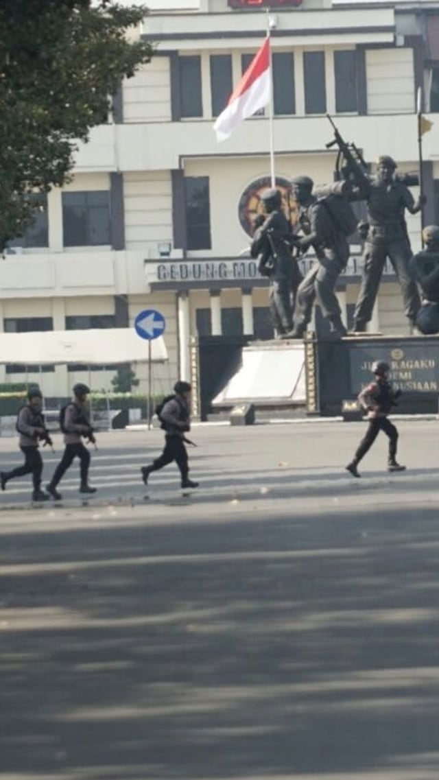 Suasana di Mako Brimob usai kerusuhan. Foto: Jamal Ramadhan/kumparan