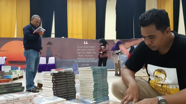 Suasana di Ternate Book Festival. Foto: Faris Bobero/cermat