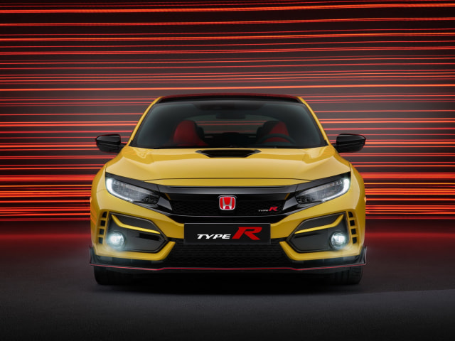 Tampilan depan Honda Civic Type R Limited Edition Foto: dok. Carscoops