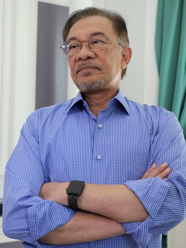 Politisi Malaysia Anwar Ibrahim. Foto: REUTERS/Lim Huey Teng