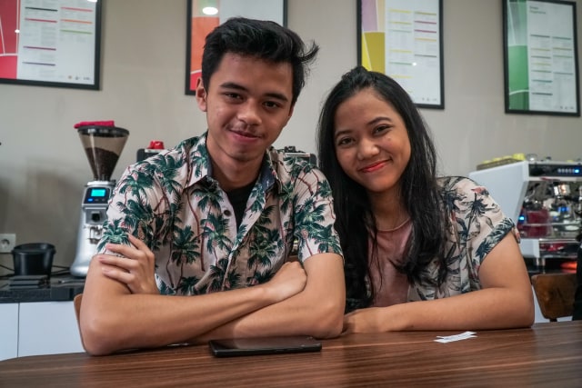 Tampil serasi, para Gold member datang dengan pakaian yang senada