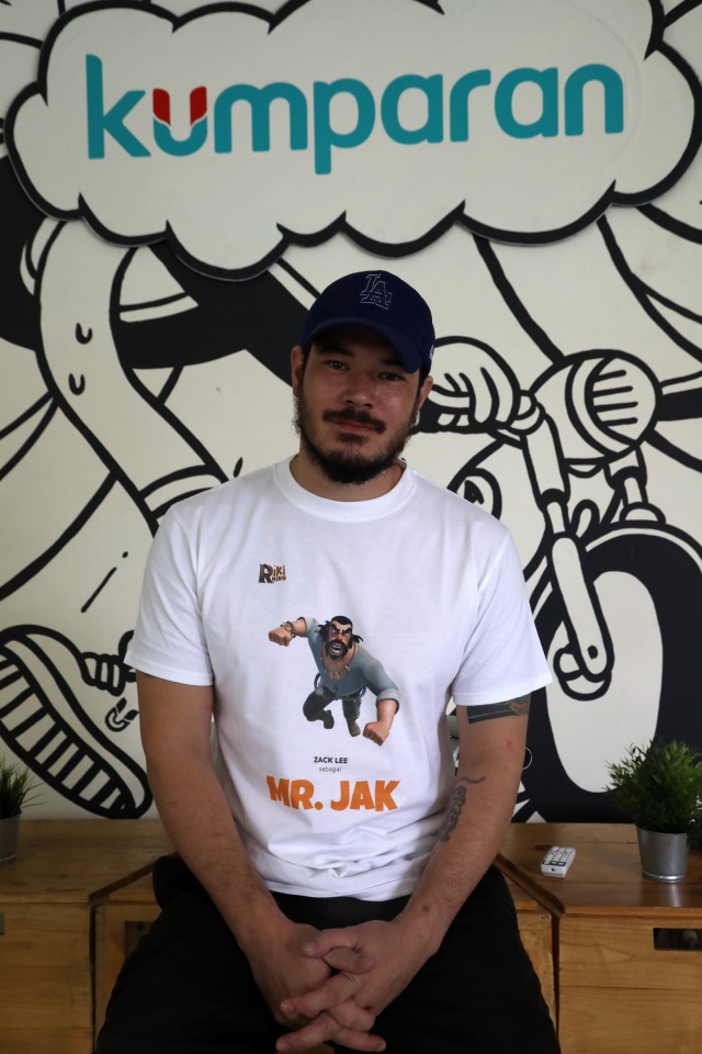 Zack Lee saat berkunjung ke kumparan. Foto: Irfan Adi Saputra/kumparan