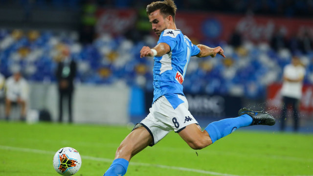 Penggawa Napoli, Fabian Ruiz. Foto: Carlo Hermann / AFP