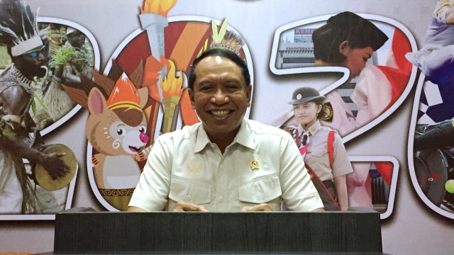 Menpora Zainudin Amali di Kemenpora, Selasa (25/2/2020). Foto: Sandy Firdaus/kumparan