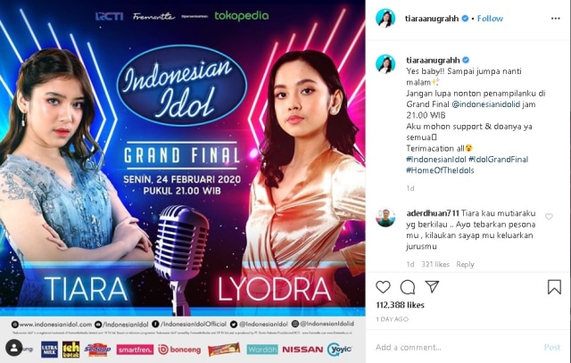Sumber: instagram.com/tiaraanugrahh