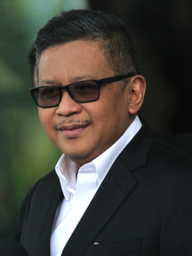 Sekjen PDIP Hasto Kristiyanto bersiap menjalani pemeriksaan sebagai saksi di Gedung KPK, Jakarta, Rabu (26/2).  Foto: Nugroho Sejati/kumparan 