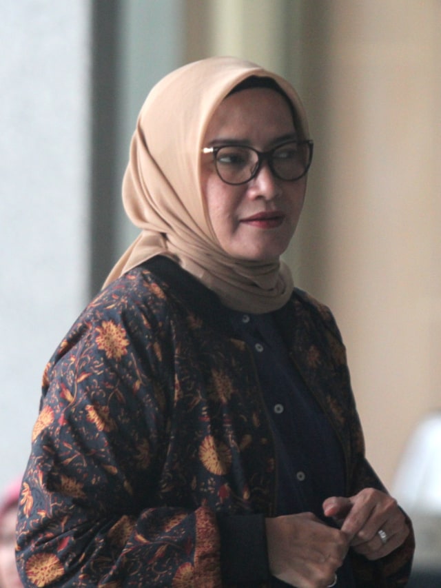 Komisioner KPU, Evi Novida Ginting Manik, menjalani pemeriksaan sebagai saksi di Gedung KPK, Jakarta, Rabu (26/2). Foto:  Nugroho Sejati/kumparan