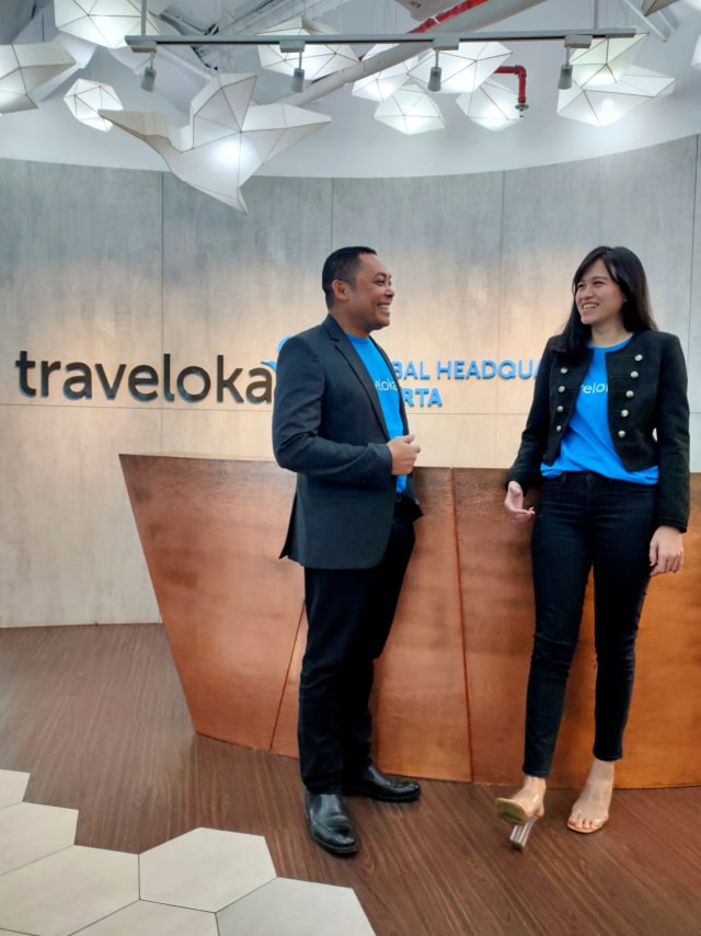 Shirley Lesmana dan John Safenson dalam acara diskusi Traveloka Hotel Awards. Foto: Helinsa Rasputri/kumparan