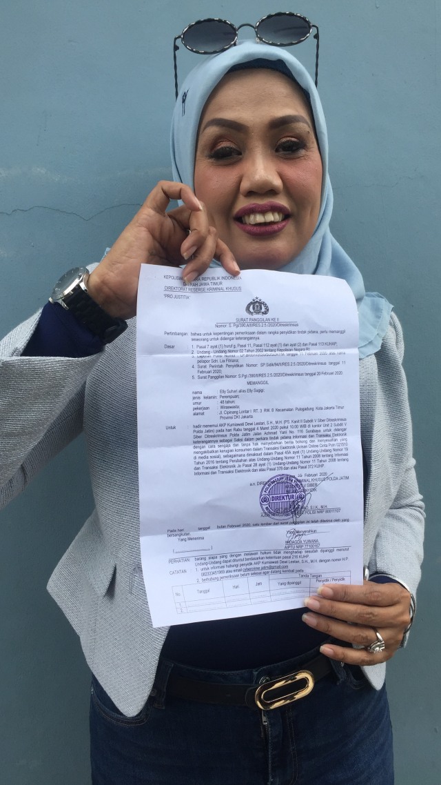 Elly Sugigi ditemui di kawasan Kapten Tendean, Jakarta Selatan. Foto: Sarah Yulianti Purnama/kumparan