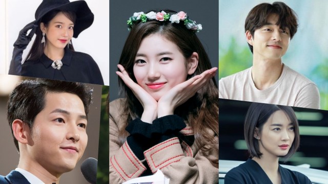 Selebriti Korea yang berdonasi untuk bantu penyebaran virus corona. Foto: Berbagai sumber