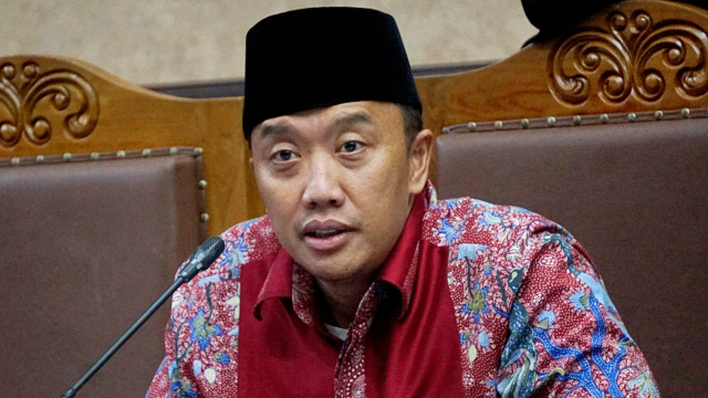 Terdakwa Imam Nahrawi menjalani sidang lanjutan dengan agenda pemeriksaan saksi di Pengadilan Tipikor, Jakarta, Kamis (27/2). Foto: Fanny Kusumawardhani/kumparan