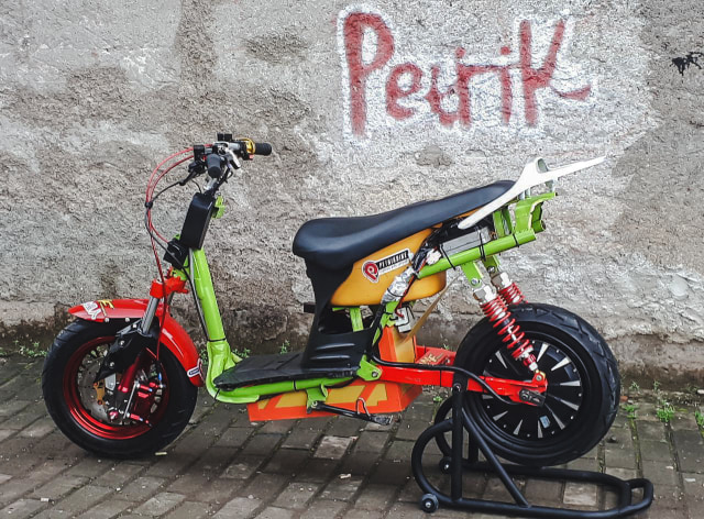 Tampilan Gerandong motor listrik bertanaga 39 Dk Foto: dok. Ady Siswanto/Petrikbike