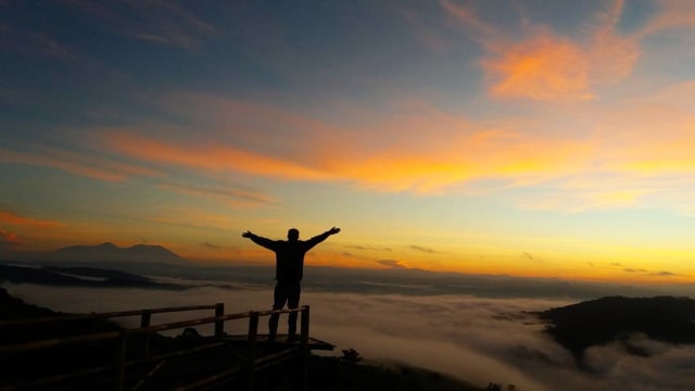 Negeri di atas awan dari Sukabumi Foto: Instagram/@ ardiansyahpw20