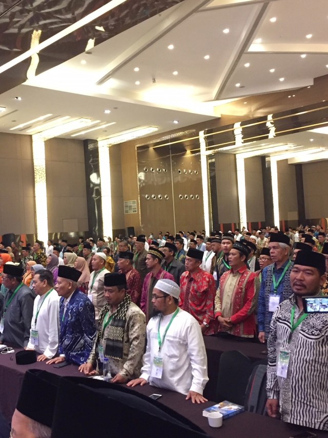 Suasana acara penutupan Kongres Umat Islam Indonesia (KUII) ke-VII di Bangka Belitung. Foto: Andesta Herli Wijaya/ kumparan.