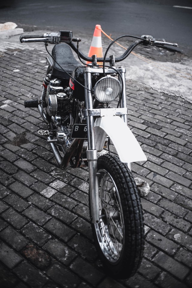 Tampilan depanHarley Davidson Flat Tracker Foto: Bangkit Jaya Putra/kumparan