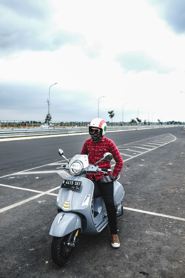 Vespa GTS 300 super Tech Foto: Bangkit Jaya Putra/kumparan