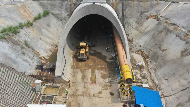 Lokasi pembangunan Kereta Cepat Jakarta-Bandung yang dihentikan sementara oleh Kementerian PUPR. Foto: Dok KCIC