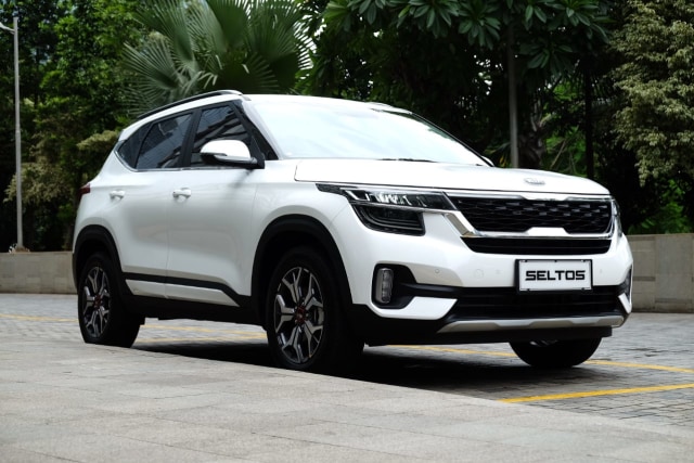 Tampilan depan Kia Seltos Foto: Bangkit Jaya Putra/kumparan