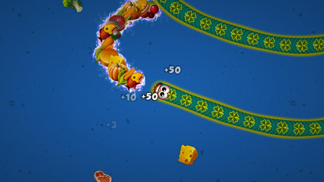 Game cacing online Game Worms Zone. Foto: Worms Zone