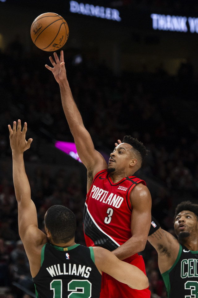 Pebasket NBA, CJ McCollum.  Foto: Troy Wayrynen-USA TODAY Sports