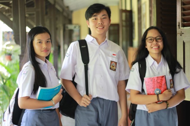Siswa-siswa SMA Bopkri 1 Yogyakarta. Foto: dok. BOSA.