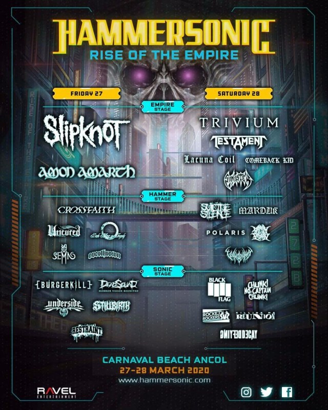Poster Hammersonic 2020. Dok: Instagram @hammersonicfest