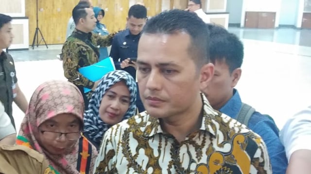 Wakil Gubernur Sumut Musa Rajeckshah usai rapat kesiapsiaagaan menghadapi corona. Foto: Rahmat Utomo/kumparan