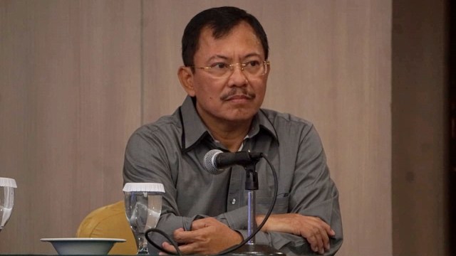 Menteri Kesehatan RI Terawan Agus Putranto saat forum pimpinan Redaksi terkait isu aktual di Hotel Borobudur, Jakarta, Selasa (3/3). Foto: Irfan Adi Saputra/kumparan