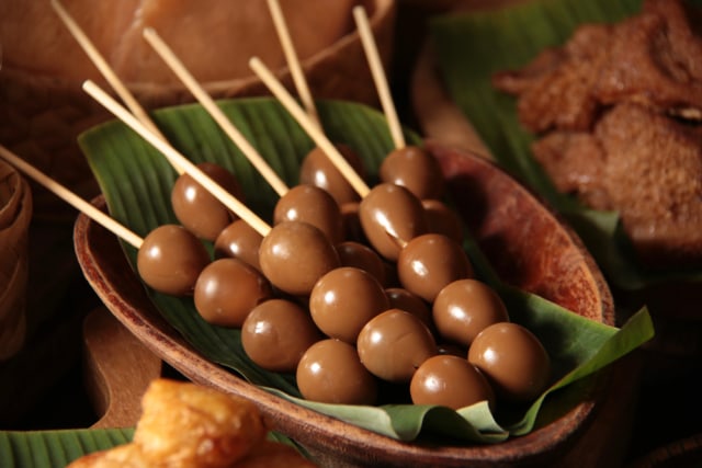 Ilustrasi sate telur puyuh Foto: dok.shutterstock