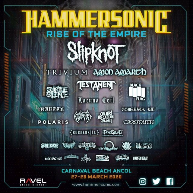 Poster Hammersonic 2020. Dok: Instagram @hammersonicfest