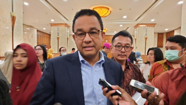 Gubernur DKI Jakarta Anies Baswedan di Balai Kota, Jakarta, Kamis (5/3). Foto: Efira Tamara Thenu/kumparan